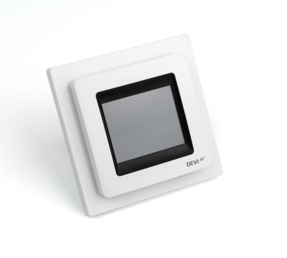 DEVIreg Touch терморегулятор для теплого пола с комбинацией датчиков, белый