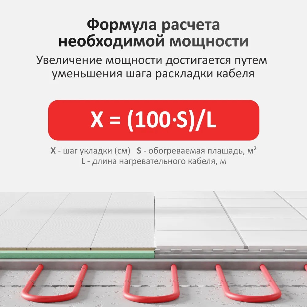 AlfaCable 20-500-25 (3,4 м²) кабельный теплый пол