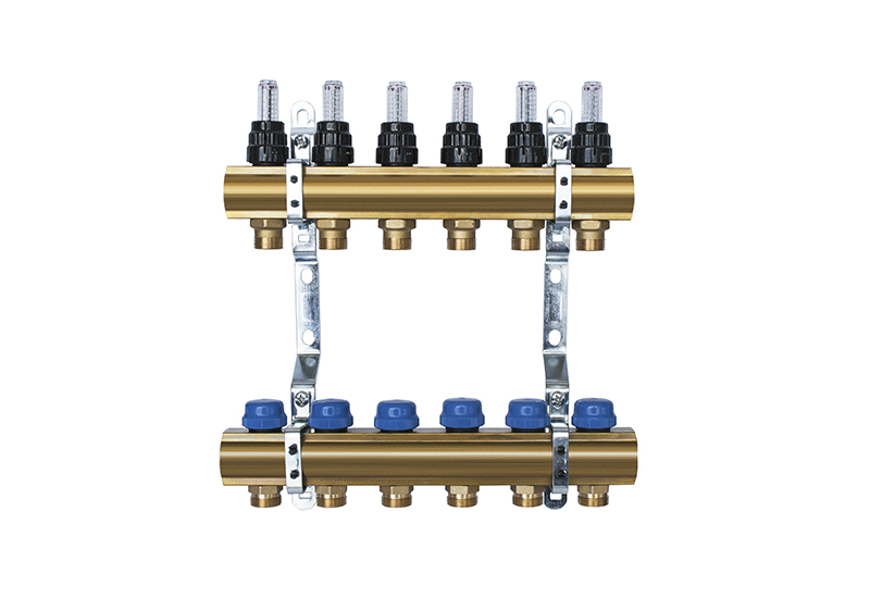 1х 3/4 6 вых коллектор с расходомерами