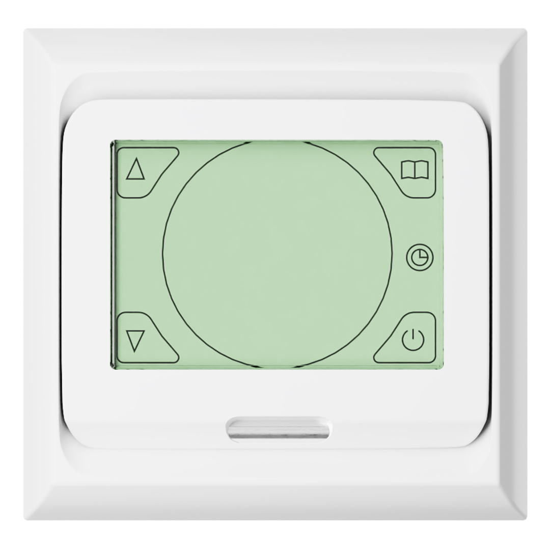 AlfaReg E-91.716 Wi-Fi терморегулятор для теплого пола программируемый сенсорный, 16A, белый