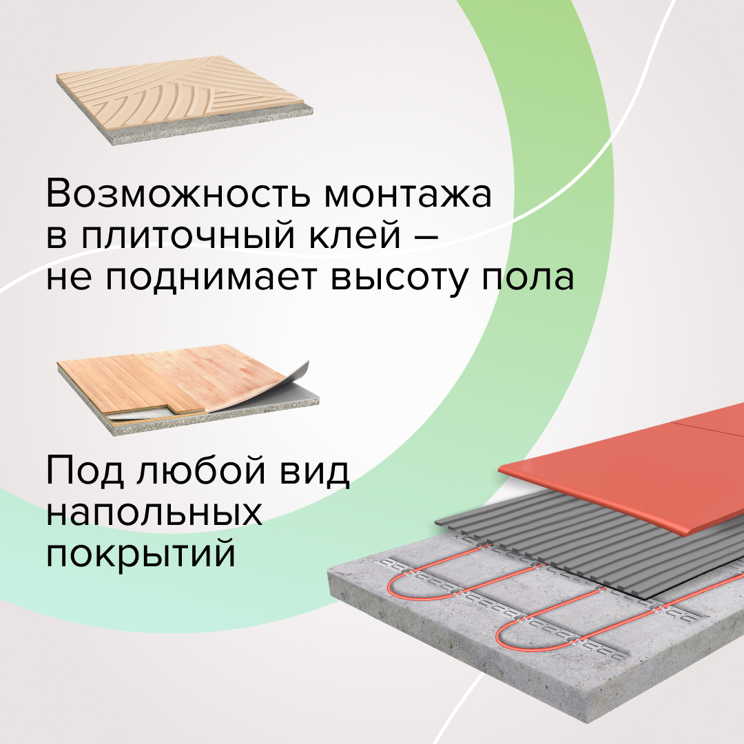 Caleo SUPERCABLE 18W-10 кабельный теплый пол