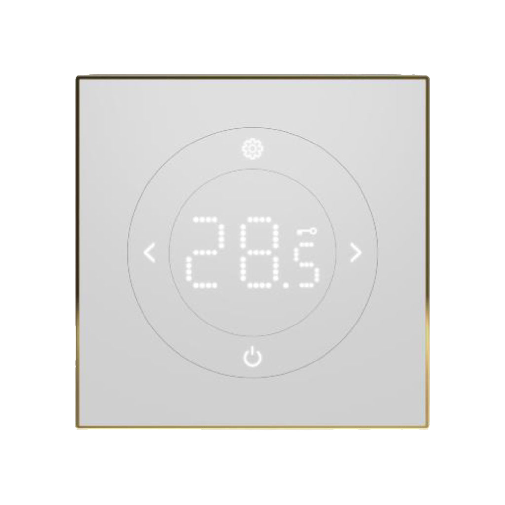 Теплолюкс Solus Zen Wi-Fi терморегулятор для теплого пола, белый/золото