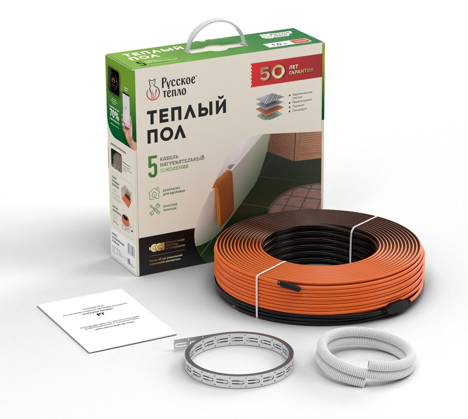 Русское тепло РТ-1190-57,0 кабельный теплый пол
