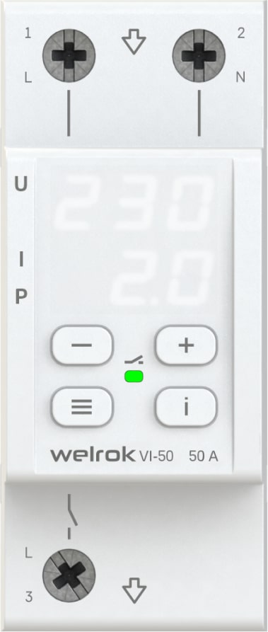 Welrok VI-50 реле напряжения с контролем тока