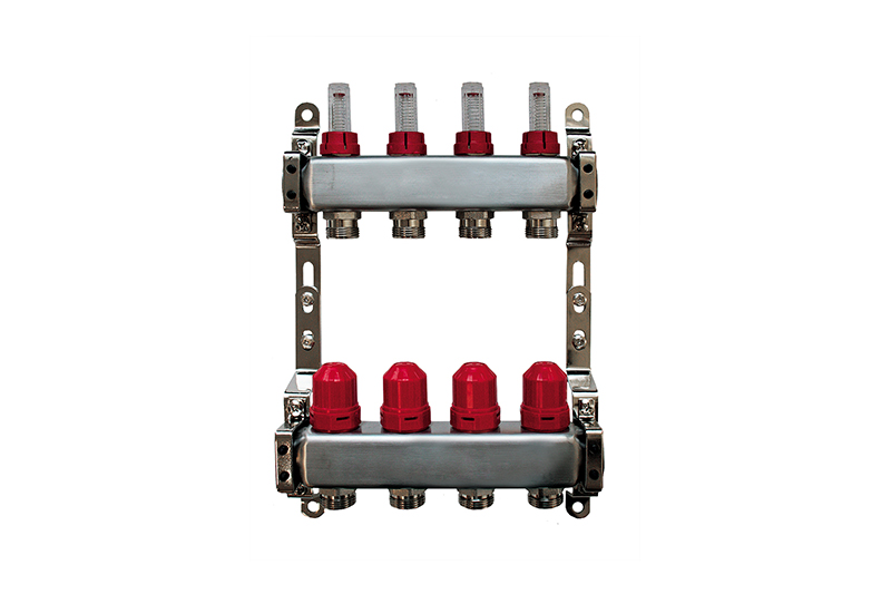 1х 3/4 10 вых; нерж. коллектор с расходомерами