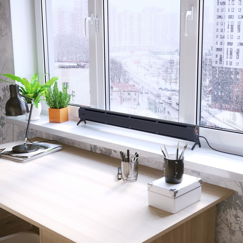 ATRIO-300 конвекторный обогреватель, черный