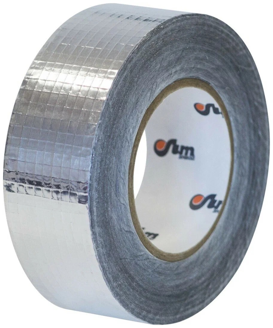 ЛАС-А 50мм х 50п.м лента алюминиевая самоклеящаяся армированная