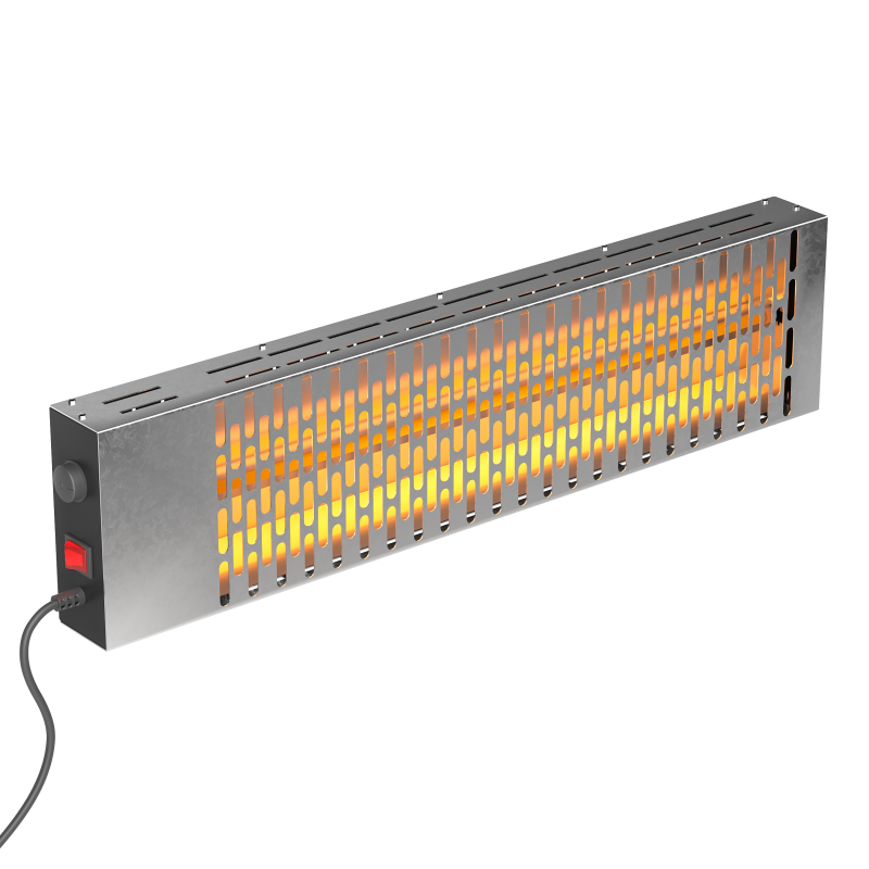 СБИ-1000 ПИХТА инфракрасный обогреватель с крышкой из оцинкованной стали