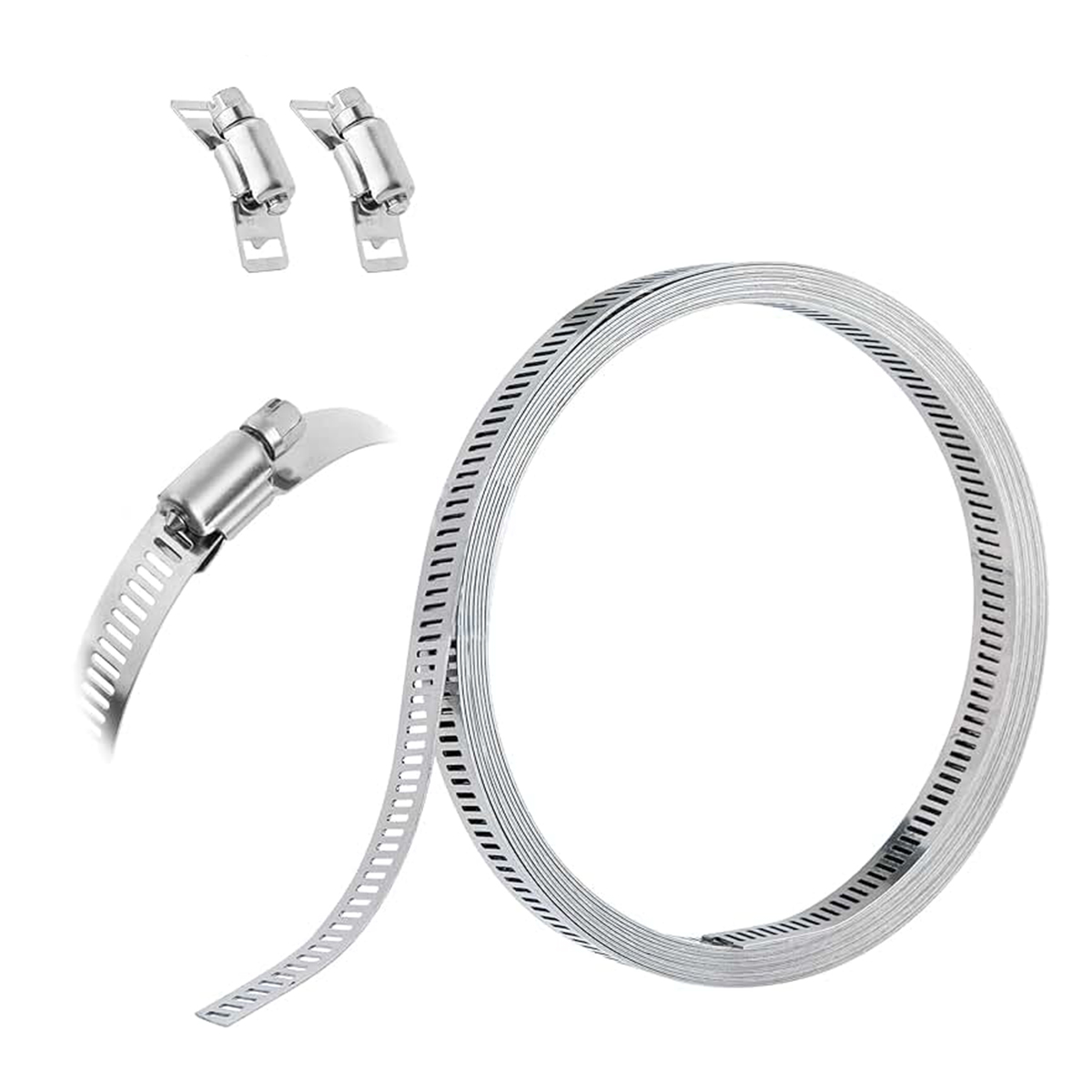 PET-SST-01 комплект хомутов из нержавеющей стали PET-SST-01 комплект хомутов из нержавеющей стали