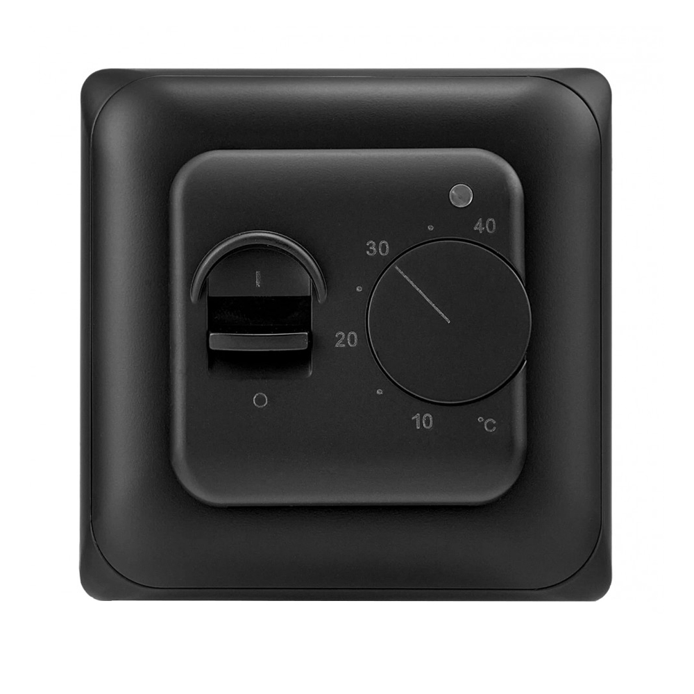 AlfaReg RTC-70.16 терморегулятор для теплого пола механический, 16А, черный