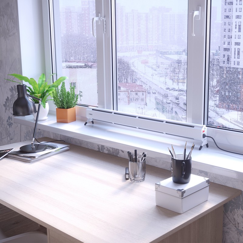 ATRIO-300 конвекторный обогреватель, белый