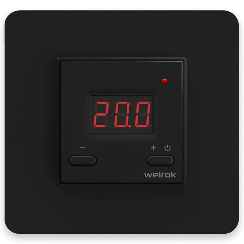 Welrok st bk терморегулятор для теплого пола