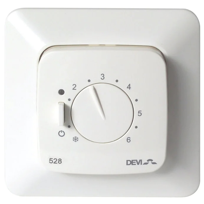 DEVIreg 528 терморегулятор для теплого пола с датчиком пола