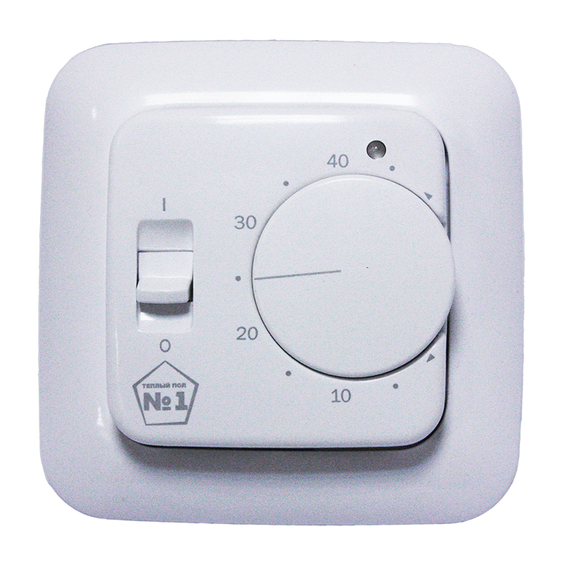 ТС 101 терморегулятор для теплого пола, белый