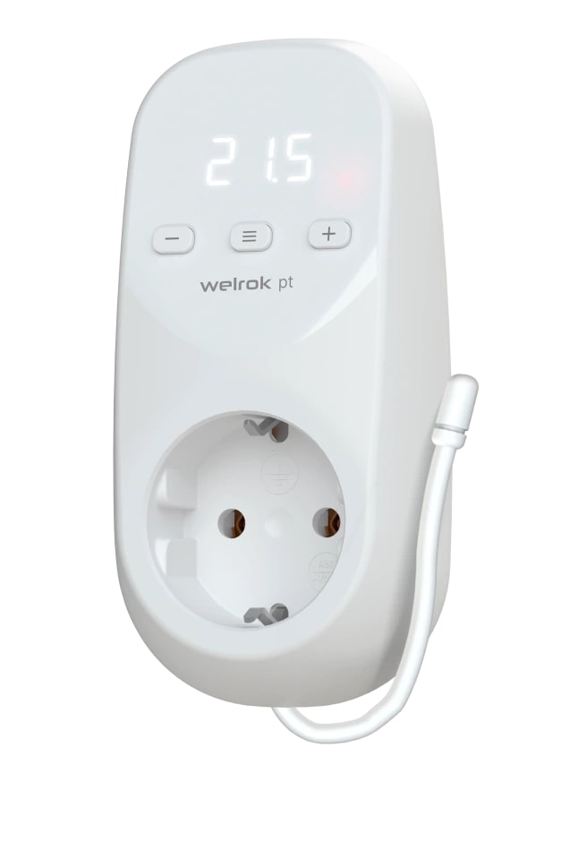 Welrok pt терморегулятор для обогревателей в розетку Welrok pt терморегулятор для обогревателей в розетку