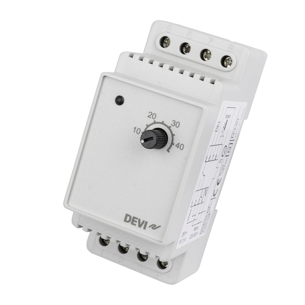 DEVIreg 330 (+60 +160°C) терморегулятор для наружных систем с датчиком на проводе