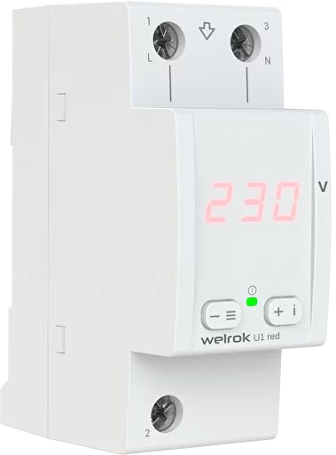 Welrok U1 red вольтметр