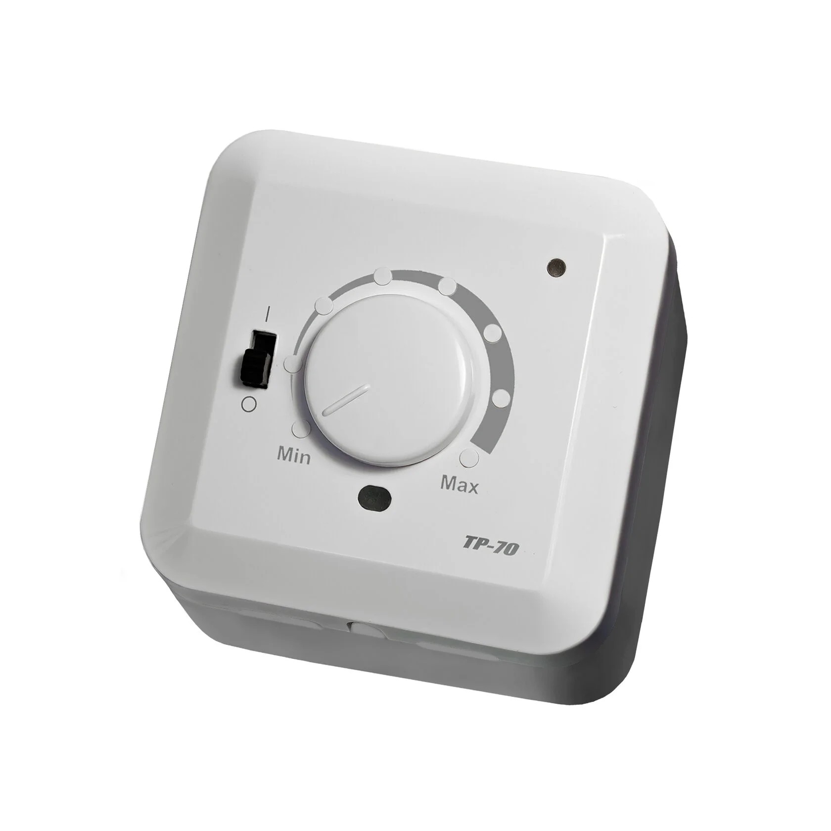 Эрголайт ТР-70П терморегулятор для теплого пола накладной с датчиком пола, белый