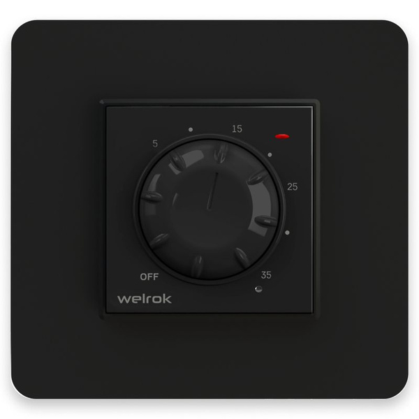 Welrok rtp bk терморегулятор для теплого пола