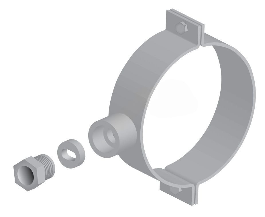 ТС.12.003 хомут для ввода кабеля в трубу d=75 мм ТС.12.003 хомут для ввода кабеля в трубу d=75 мм