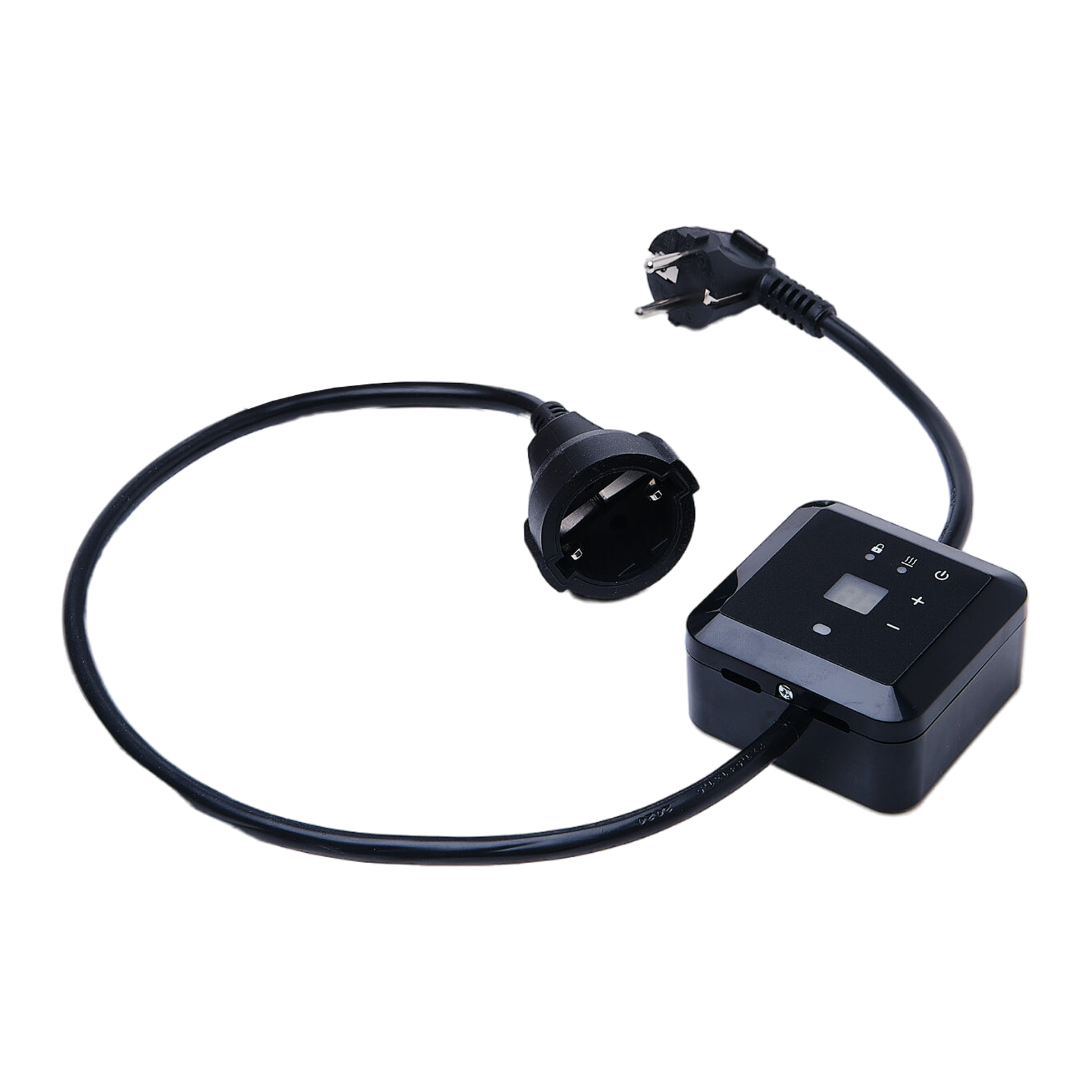 Эрголайт ТР-09Р терморегулятор для обогревателей на проводе с вилкой и розеткой, черный Эрголайт ТР-09Р терморегулятор для обогревателей на проводе с вилкой и розеткой, черный