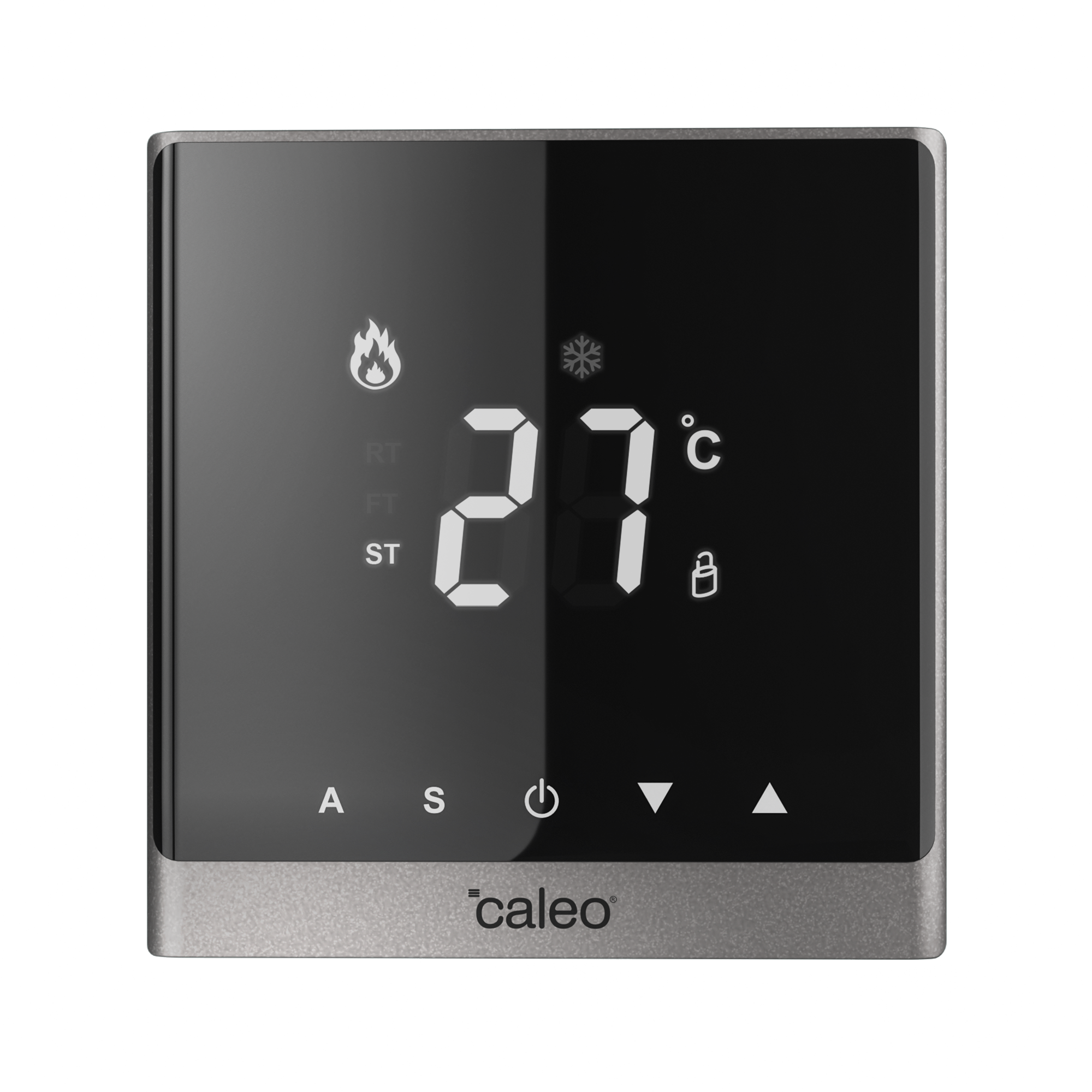 CALEO С732 терморегулятор для теплого пола, серебристый