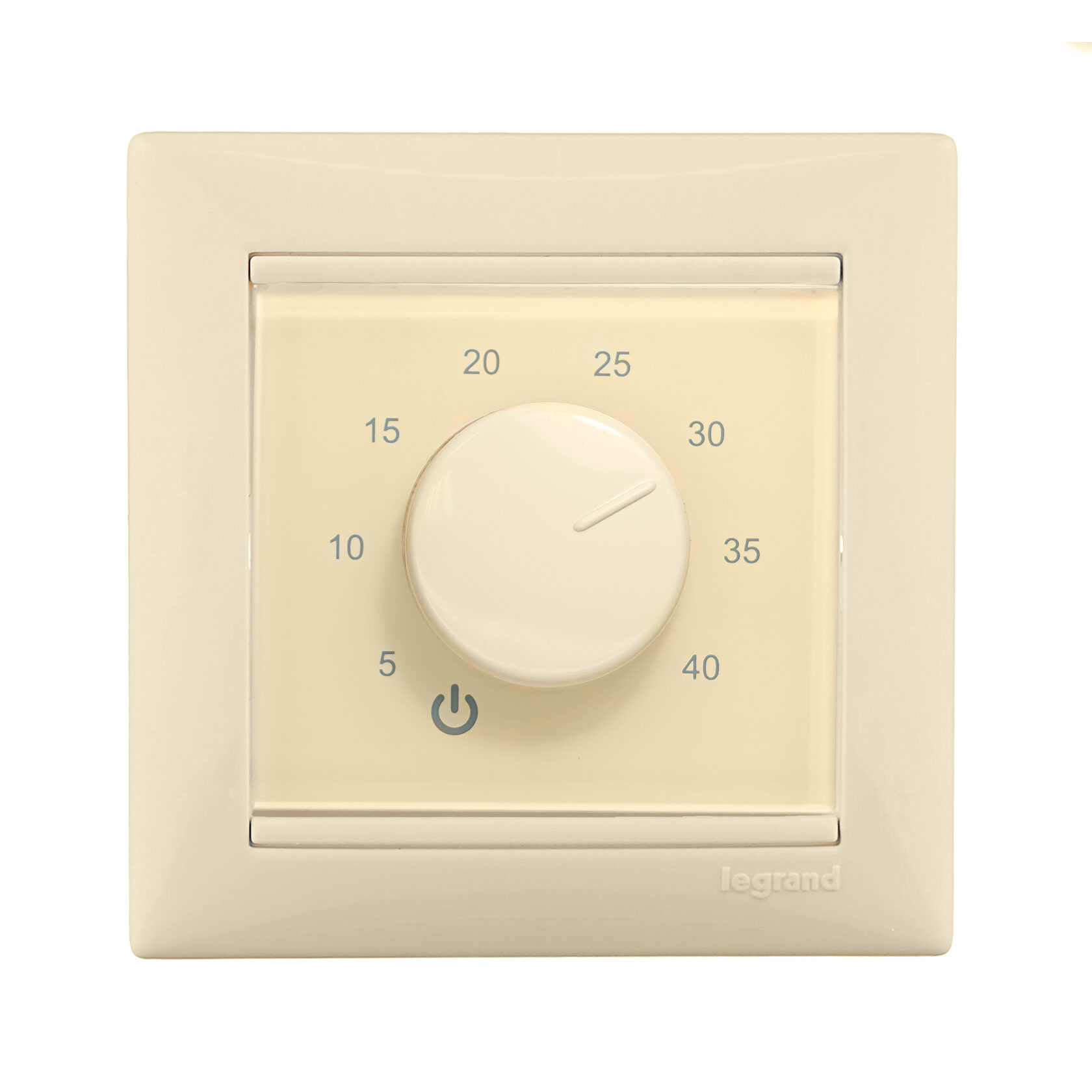 Эрголайт ТР-03 Валена терморегулятор для теплого пола, бежевый (в рамку Legrand Valena)