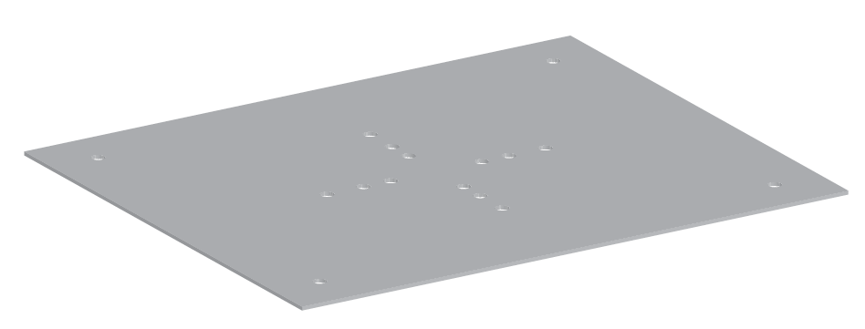 ПЛ.РТВ 1007-01 пластина для крепления коробки