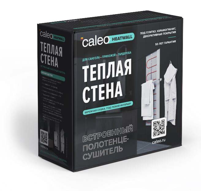 Теплая стена CALEO HEATWALL электрический полотенцесушитель, 10м.