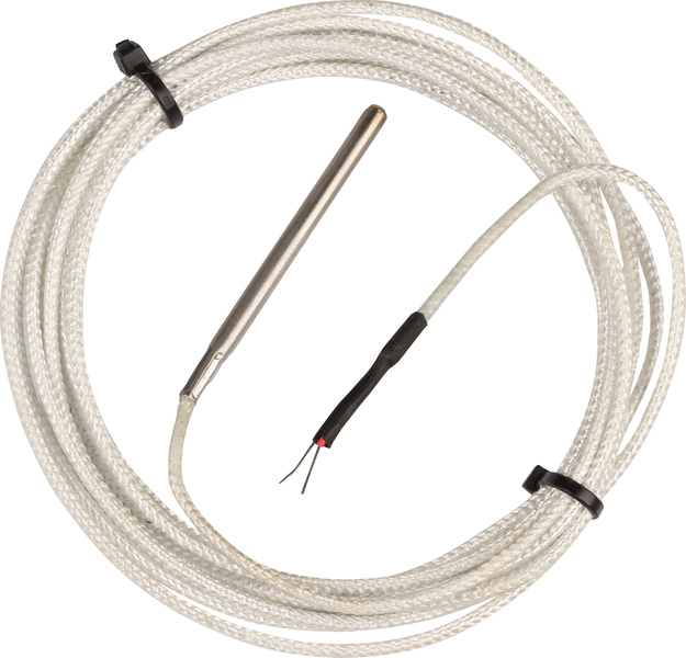 ТХК (−200…+600°C) датчик температуры в нержавеющей гильзе, бескорпусная термопара, 3м