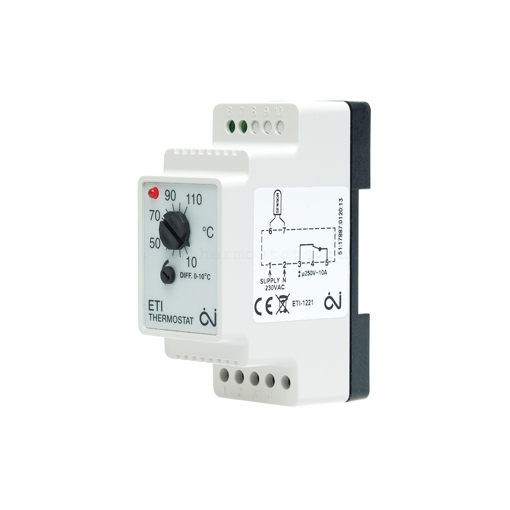 OJ Electronics ETI-1221 терморегулятор для обогрева трубопроводов