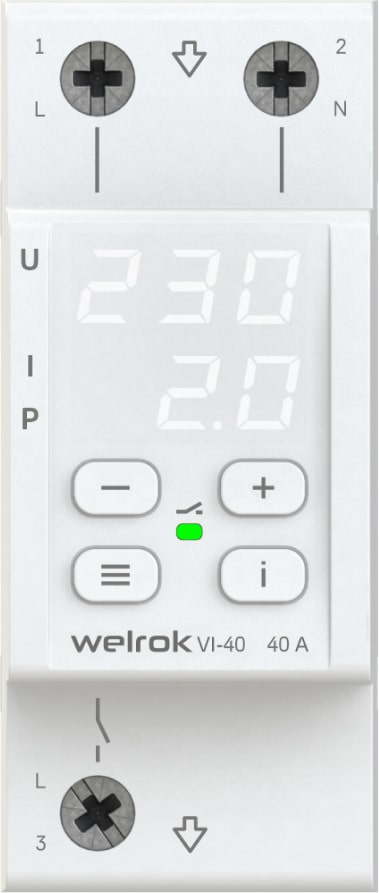 Welrok VI-40 реле напряжения с контролем тока