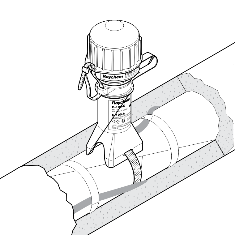 E-100-L-E комплект для оконцевания греющих кабелей над т/изоляцией с подсветкой