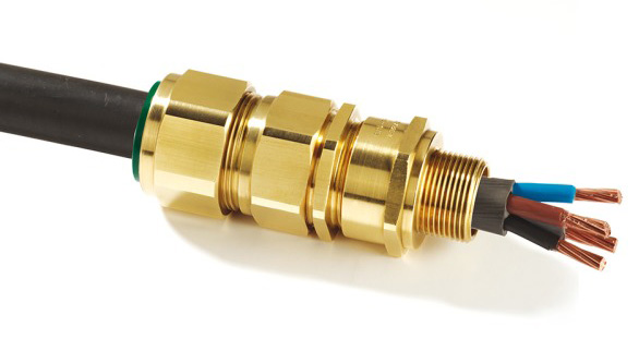 SS2K PB М25 ввод для бронированного кабеля, латунь