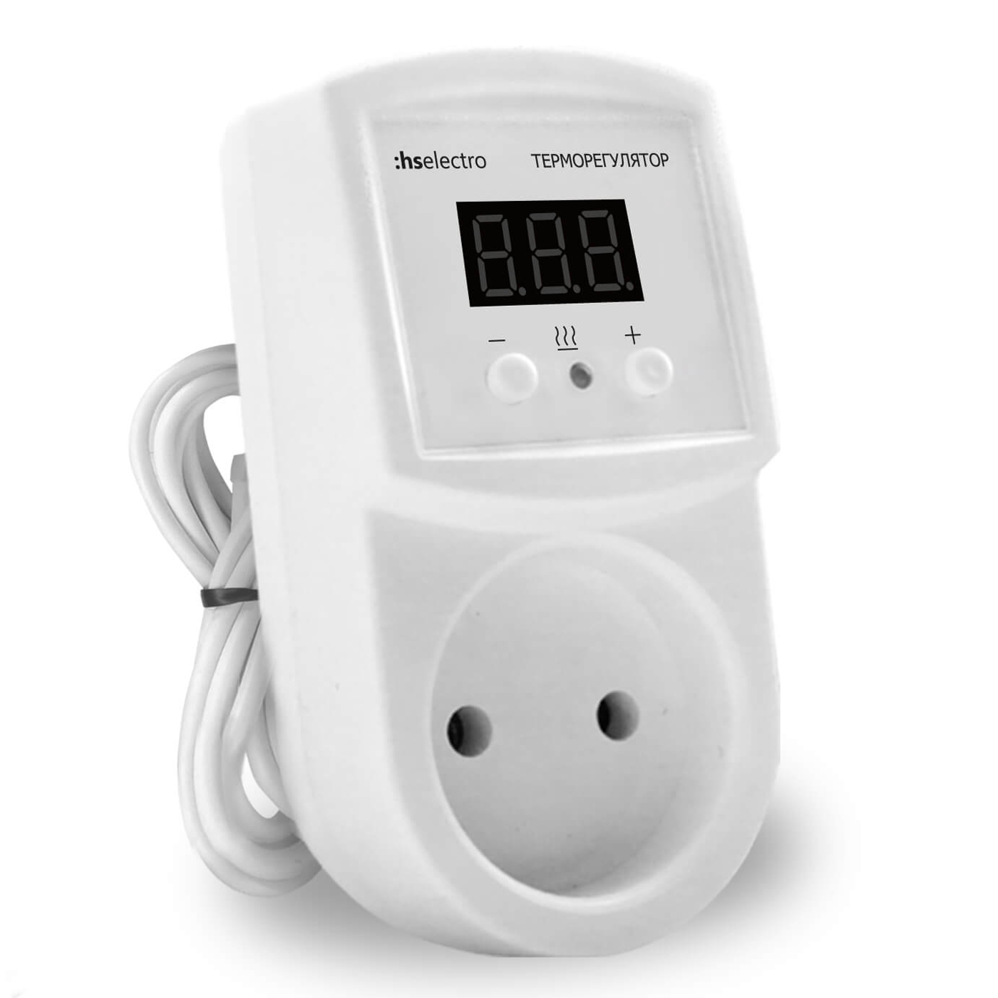 HS Electro ТР-16р терморегулятор для инфракрасных панелей и конвекторов с выносным датчиком HS Electro ТР-16р терморегулятор для инфракрасных панелей и конвекторов с выносным датчиком
