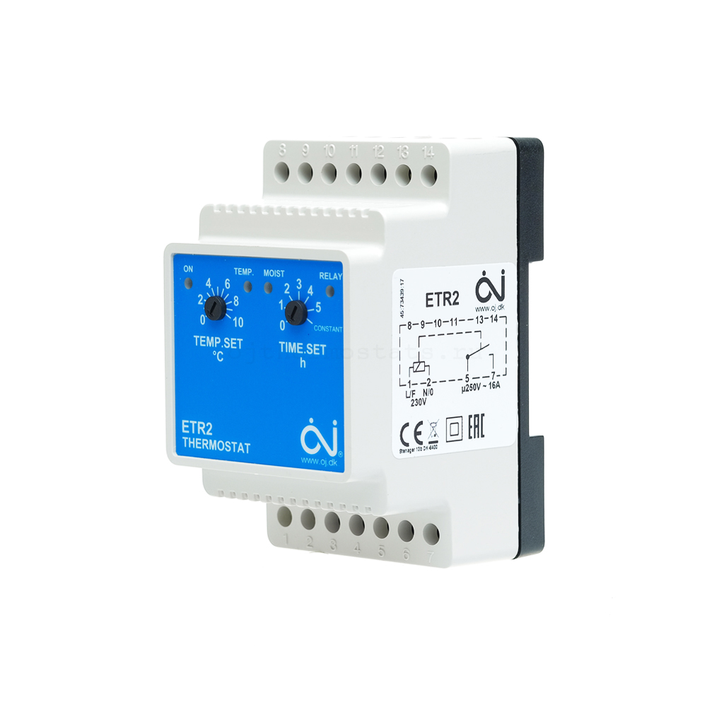 OJ Electronics ETR2-1550 терморегулятор для систем антиобледенения и снеготаяния OJ Electronics ETR2-1550 терморегулятор для систем антиобледенения и снеготаяния