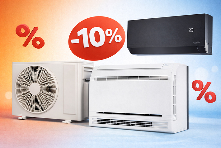 Скидка -10% на мульти сплит-системы Electrolux